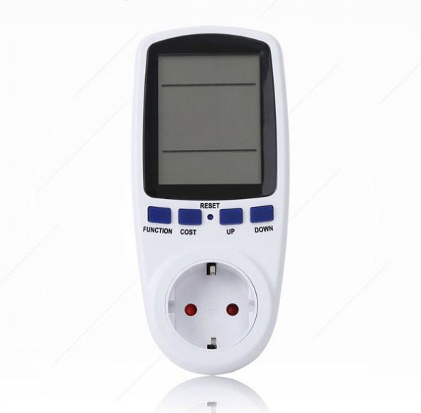 Wattmetre Priz Tipi 16A 3680W Enerji Sarfiyat Ölçer N11.95 - Resim 3