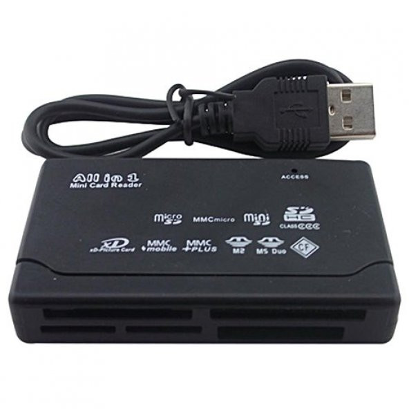 Çoklu Kart Okuyucu Compact Tf Micro Sd Mmc M2 Ms Xd Sdhc Kartlar - Resim 10