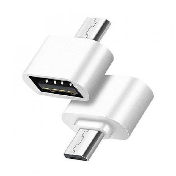 Micro Usb Otg Adaptör Samsung Sony Lg Htc Mikro Usb Otg Beyaz (519132802)