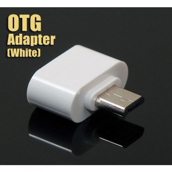 Micro Usb Otg Adaptör Samsung Sony Lg Htc Mikro Usb Otg Beyaz (519132802) - Resim 2
