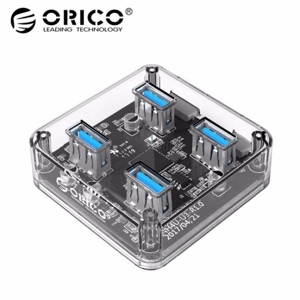 Orico 4 Port Usb 3.0 Çoklayıcı Çoğaltıcı Hub Şeffaf Gövde 5 Gbps - Resim 12