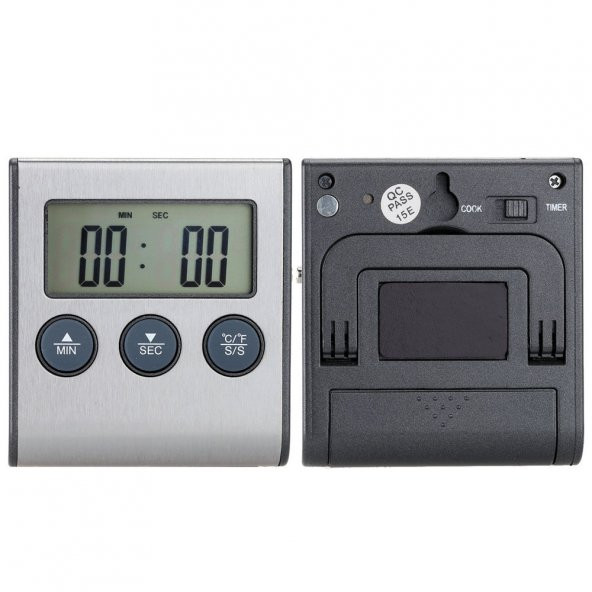 Elektronik Alarmlı Fırın ve Yemek Termometre Thr149 -1 - Resim 6