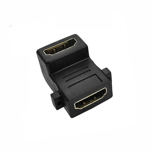 Hdmi Dişi / Dişi Adaptör 90 Derece - Panel Tipi - Hdmi Uzatma L - 3