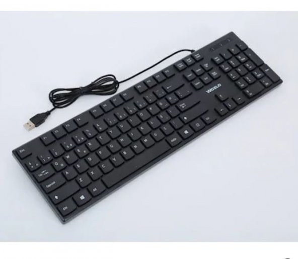 Wozlo WZ-752B Usb Kablolu Slim Q Klavye