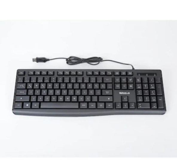 Wozlo WZ-803 Usb Kablolu Yumuşak Tuşlu Q Klavye ürün görseli 1