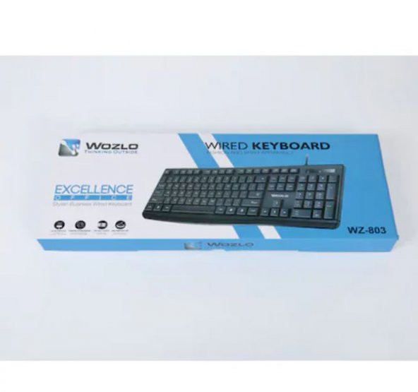 Wozlo WZ-803 Usb Kablolu Yumuşak Tuşlu Q Klavye - Resim 3