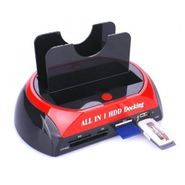 Usb 2.0 Hard Disk Docking Kart Okuyucu Hdd Ssd Klonlama Ide Sata - 1