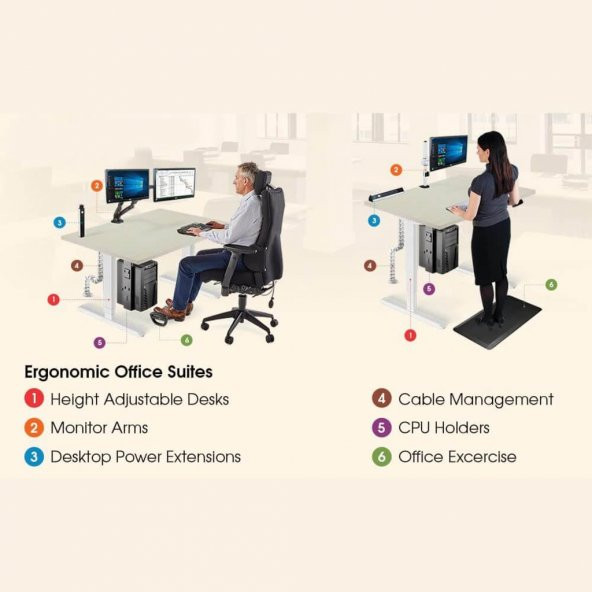 Masa Altı Kablo Toplayıcı - Dinazor Omurga Kablo Kanalı - Beyaz (519130368) - Resim 7