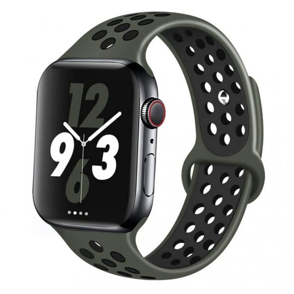 Apple Watch Nike Serisi 2 3 4 5 Silikon Kordon Kayış 38Mm 40Mm (519130249)