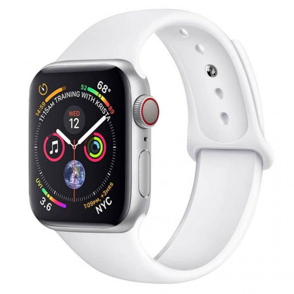 Apple Watch 2 3 4 5 6 Se 42Mm Ve 44Mm Silikon Tme Kordon Kayış (519130250) - 12