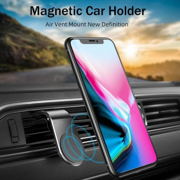 Araç Içi Telefon Tutucu Havalandırma Manyetik Mıknatıs L Tutacak 519130166 - 7
