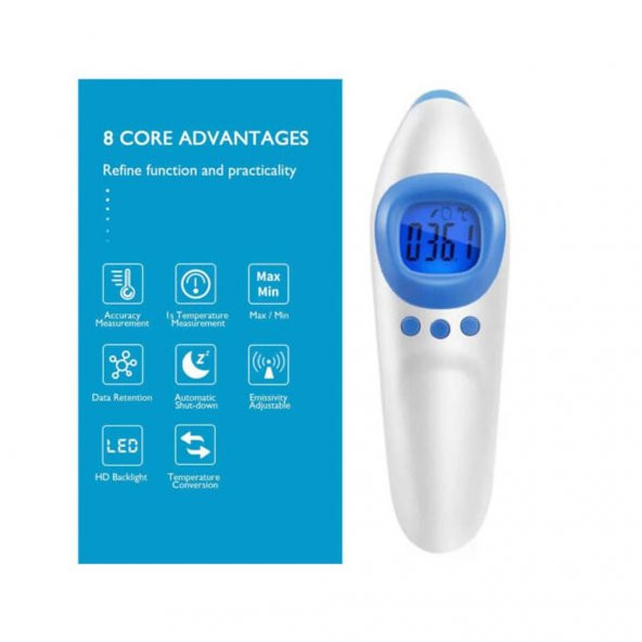 TG8818D Dijital Temassız Ateş Ölçer - 3