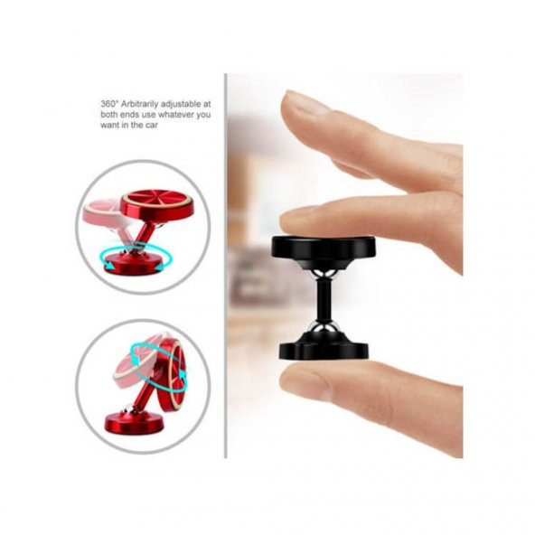 Mıknatıslı Araç Içi Telefon Gps Tutucu 360 Tüm Cihazlarla Uyumlu 519128537 - 2