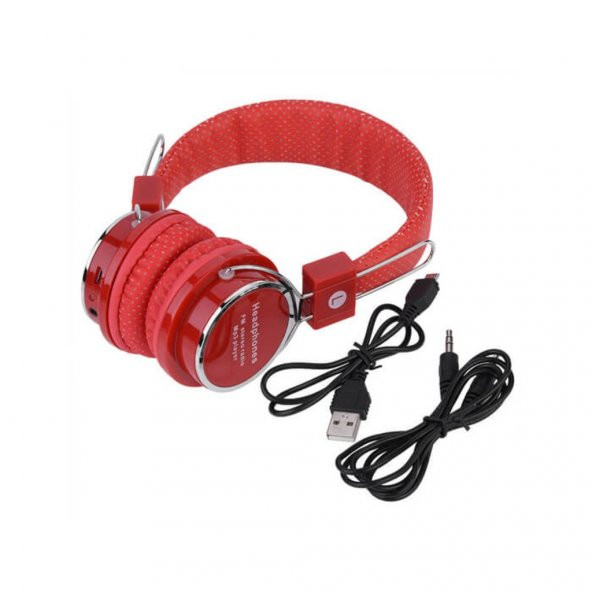 B05 Micro SD FM MP3 Katlanabilir Bluetooth Kulak Üstü Kulaklık - Resim 10