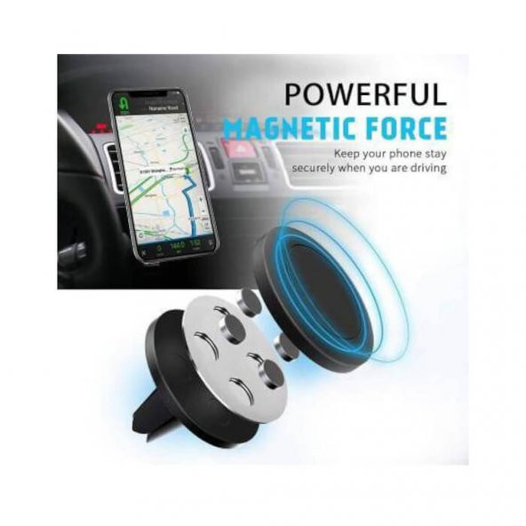 Manyetik Mıknatıslı Havalandırma Araç Içi Telefon Tutucu 519128375 - 4