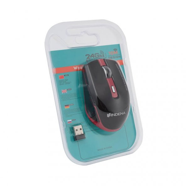 Indena G-219 2400 DPI - 6D Kablosuz Optik Oyuncu Mouse - Resim 3