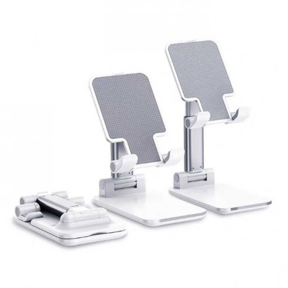 Masaüstü Katlanabilir Tablet ve Telefon Tutucu 2 Kademeli Stand - 8