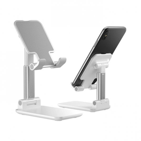 Masaüstü Katlanabilir Tablet ve Telefon Tutucu 2 Kademeli Stand - 9