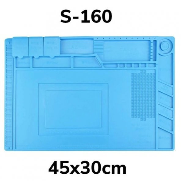 S160 Isıya Dayanıklı Silikon Ped Mıknatıslı Tamir Pedi 45X30Cm (519127721) - Resim 2