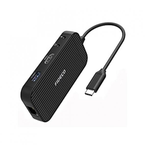 Fideco Type C To 4K Hdmi Gigabit Ethernet Usb 3.0 Hub 9 In 1 (519128014) - 7