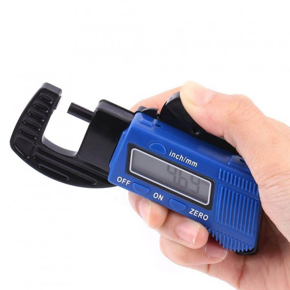 Kumpas 12.7Mm/0.01Mm Dijital Kalınlık Test Cihazı Kalınlık Ölçer - Resim 7