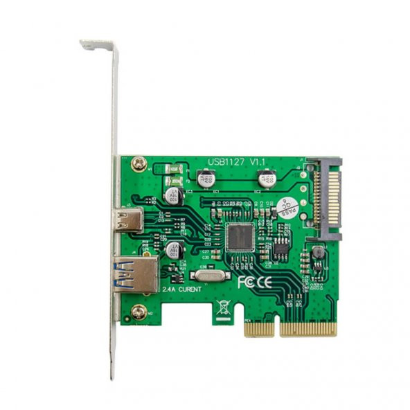 Pci-E Usb 3.1 Type C + Type A Sata Port Pci Express Kart Asm1142 519057818 - Resim 3