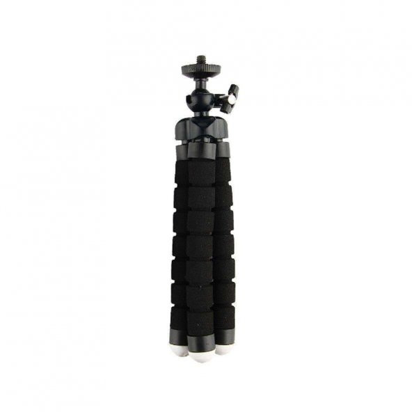 Mini Ahtapot Tripod Iphone Huawei Samsung Xiaomi Sony Asus Siyah - 2