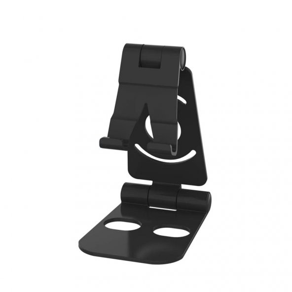 Masaüstü Telefon Tutucu Stand Katlanabilir Mobil Stand Siyah 519056405 - 2