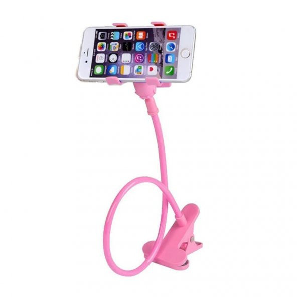 Masaüstü Akrobat Spiral Gövdeli Oynar Başlık Telefon Tutucu Pembe 518992280