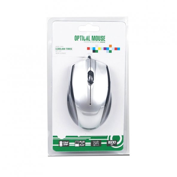 Wozlo WZ-3012 1600 DPI Kablolu USB Optik Mouse - Resim 7