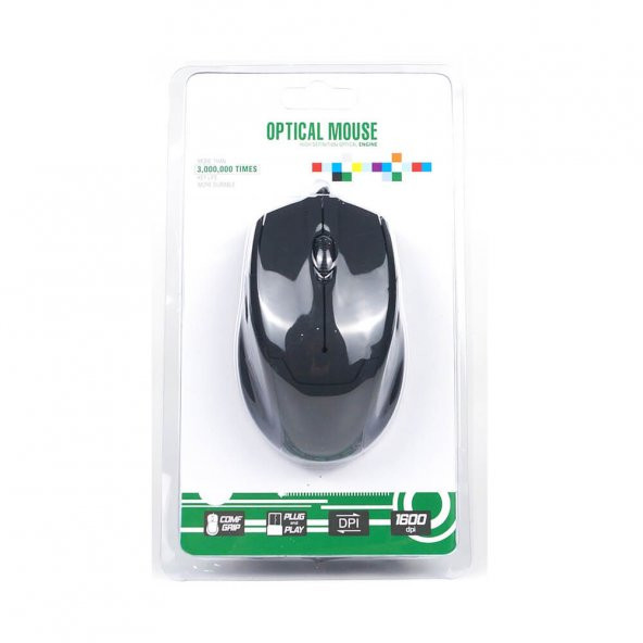 Wozlo WZ-3012 1600 DPI Kablolu USB Optik Mouse - Resim 10