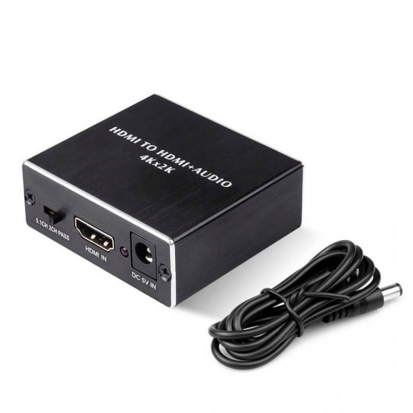 Turbosepet Hdmi To Hdmi Audio Optik 3D 4K-2K Metal Hdmı Ses Ayırıcı - Resim 7