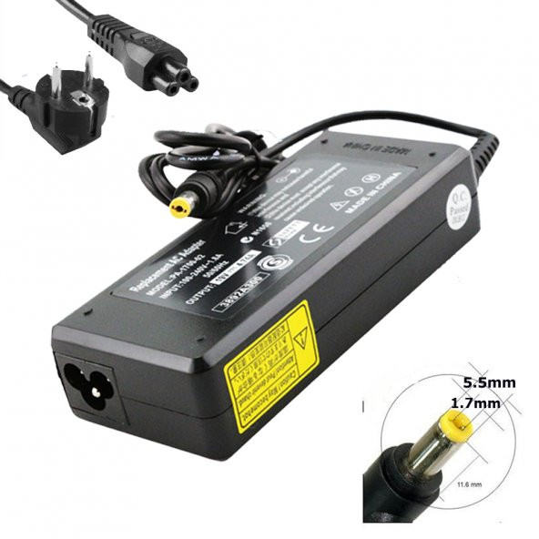 Koodmax Acer Aspire E1-531G Adaptör Şarj Cihazı 19V 4.74A ürün görseli 1