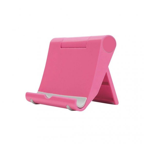 Telefon Tablet Tutucu Stand Katlanır Ayarlanabilir Masaüstü Pembe 518948108 - 2