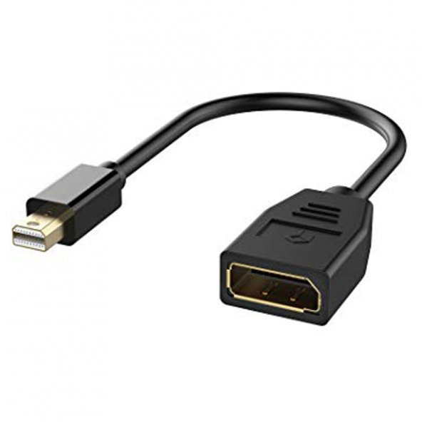 Mini Displayport Erkek To Displayport Dişi Çevirici 4K Kablo Araç - 2