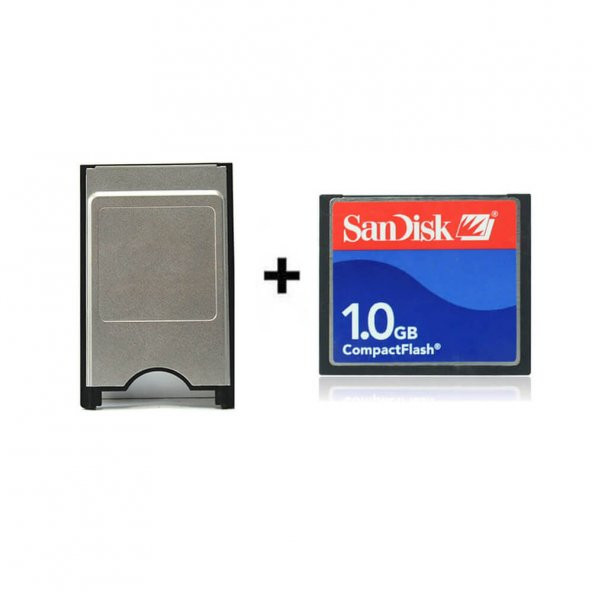Sandisk Pcmcıa-Cf Adaptör + 1Gb Cf Kart