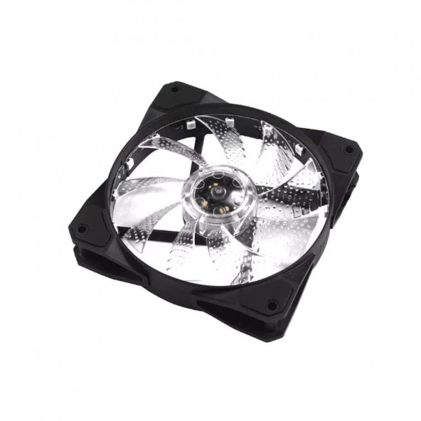 12Cm Kasa Fanı 3D 15 Led Rgb Soğutucu Fan Sessiz Renkli Işıklı - Resim 5