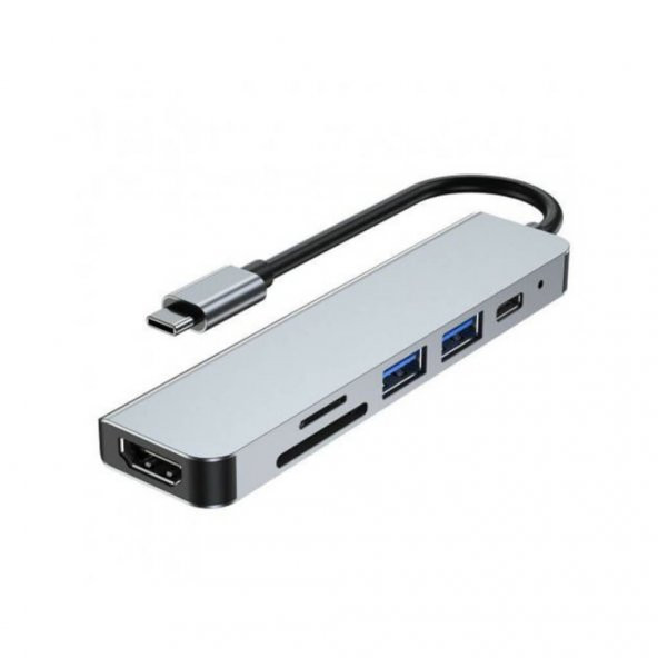 Type C To Hdmi Usb 3.0 Hub Çoklayıcı Usb-C Kart Okuyucu Kablo (518945791)