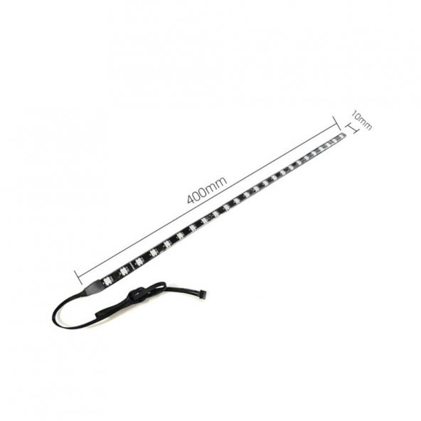 Manyetik Rgb Led Işık 5V 4Pin Kasa İçin Işık - 7