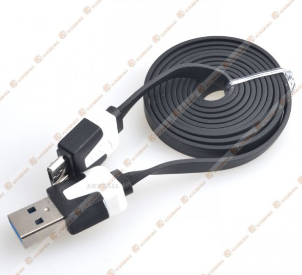 Micro Usb 3.0 Hard Disk Kablosu Hdd Kablo 1 Metre Şarj Data Kablo - 2
