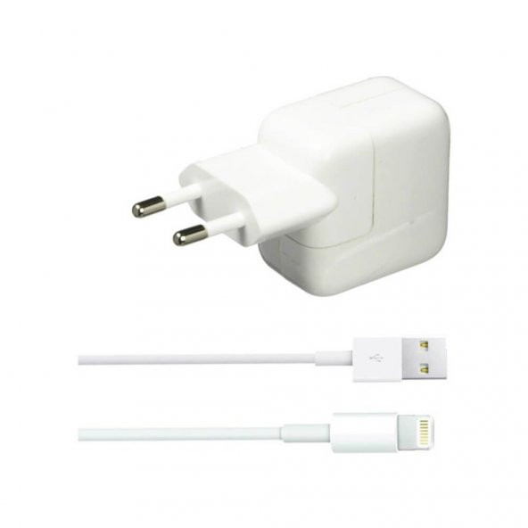 Ipad 2-3-4 Air Pro Usb Şarj Cihazı Adaptörü 12W 2.4A + Usb Kablo - Resim 7