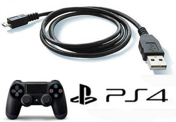PS4 Dualshock 4 Ds4 Usb Şarj Kablosu 1.8 Metre