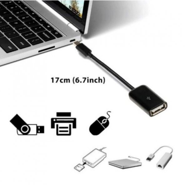 Type C Otg Kablo Usb C Otg Çevirici Dönüştürücü Bağlantı Kablosu (456613340) - 2