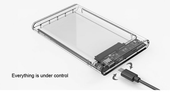 Orico Usb 3.1 Type C 2.5 İnc Hdd Ssd Destekli Harddisk Kutu 5Gbps - Resim 6
