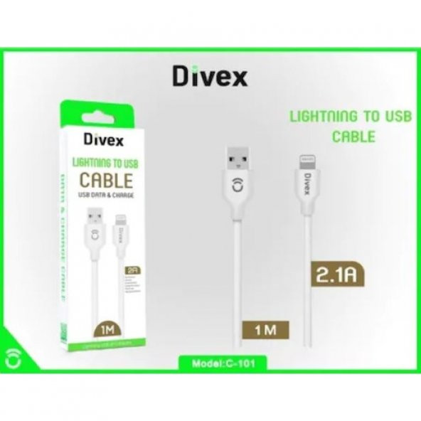 Divex Iphone 8 8 Plus Lightning Şarj Data Kablosu 2 Amper 1 Metre (390351548) - Resim 2