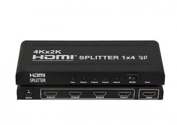 Hdmi Splitter 4 Port Hdmi Çoklayıcı 4K 2K 3D 1080P To 2160P