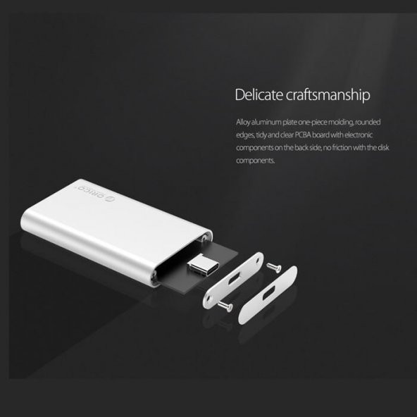 Orıco Type-C Mini Msata Ssd Usb Harici Disk Kutusu - Hdd Kutu - 6