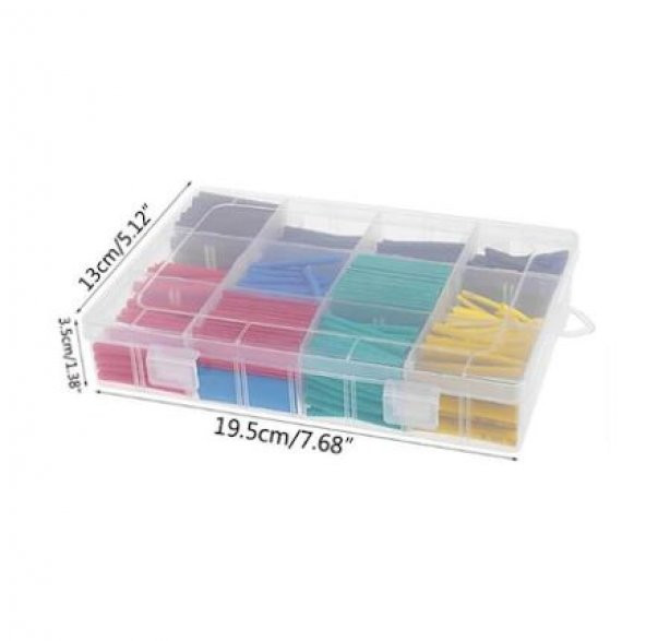 Kablo Yalıtım Isı Shrink Boru Daralan Makaron 8 Boy 530 Adet - Resim 5