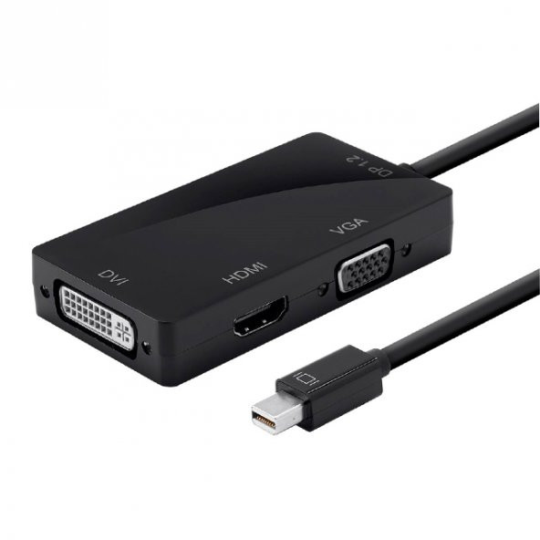 Mini Displayport To Hdmi Dvi Vga Çevirici Kablo Thunderbolt - 3