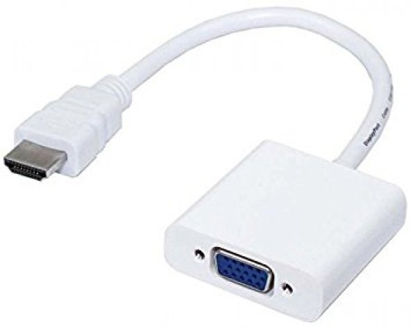 Hdmi To Vga Kablo Çevirici Projeksiyon Görüntü Kablosu Adaptör